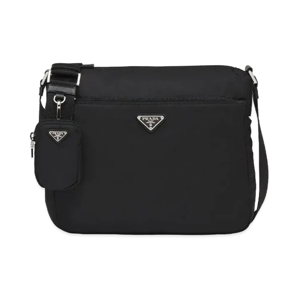 PRADA Re-Nylon Shoulder Bag "Black"