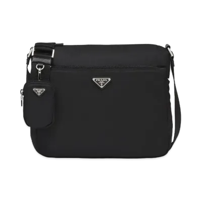 PRADA Re-Nylon Shoulder Bag "Black"
