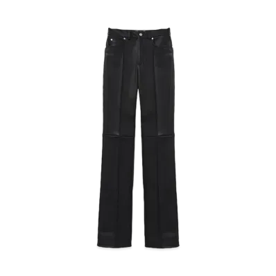 Alexander McQUEEN Leather Pants "Black"