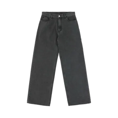 1017 ALYX 9SM Wide Leg Jeans with Buckle "Washed Black"
