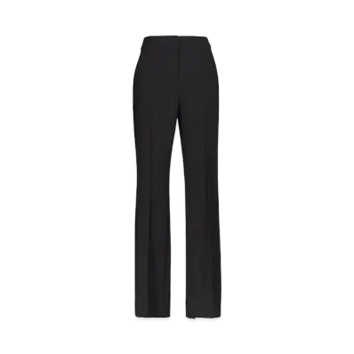 Max Mara Onda Wool Crepe Pants "Black"