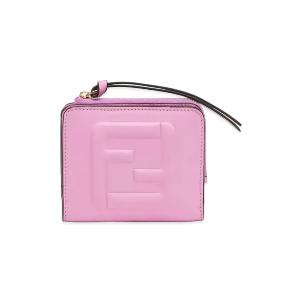 FENDI FF Cube Wallet Leather "Pink"