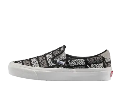 Vans OG Slip-On 59 LX "Black Logo Checkerboard"