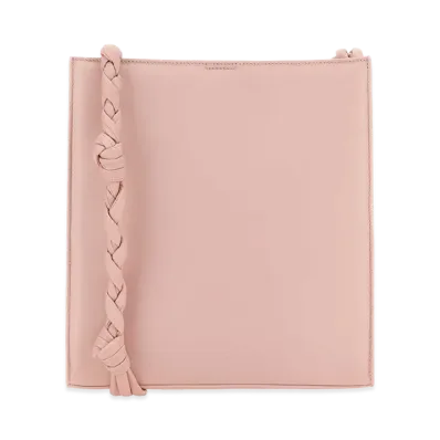 Jil Sander Women's Leather Tangle Shoulder Bag "Pink"