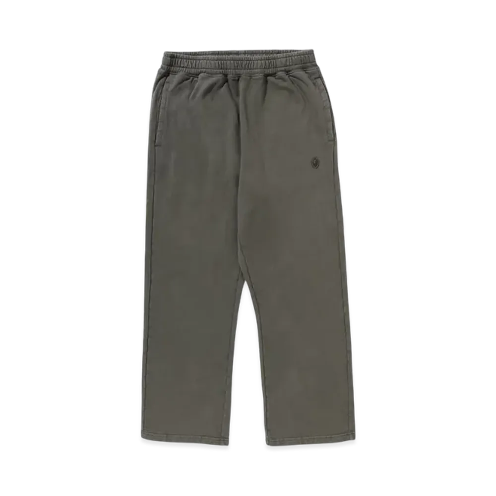 A BATHING APE One Point Relaxed Fit Wide Leg Sweatpants "Olive Drab"
