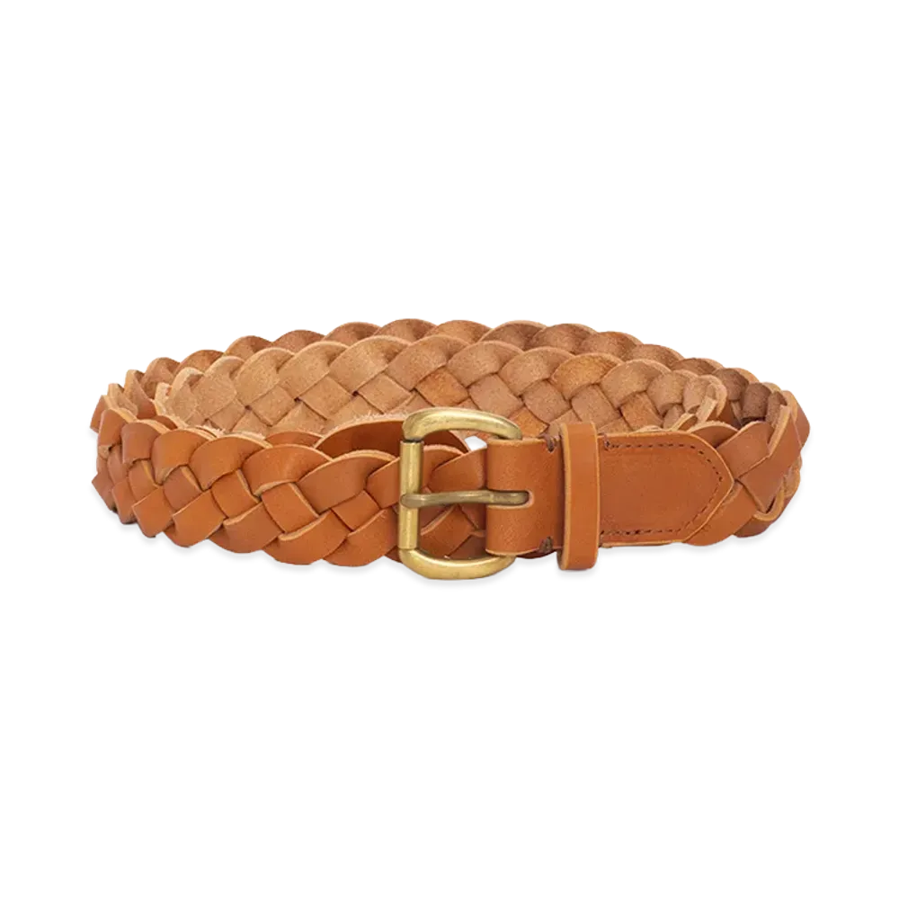 visvim Braided Belt 30mm "Light Brown"