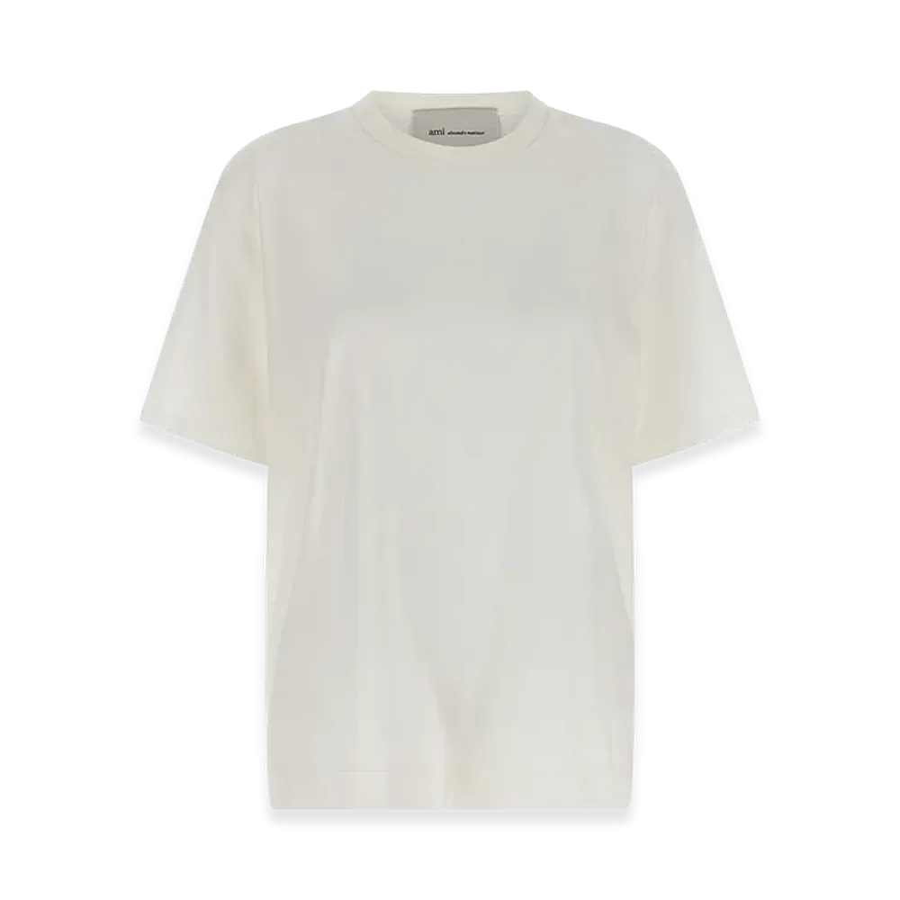 AMI PARIS Women's Lightweight T-Shirt "Beige"
