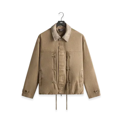 Kith Washed Canvas Ariel Blouson Jacket "Sandalwood"