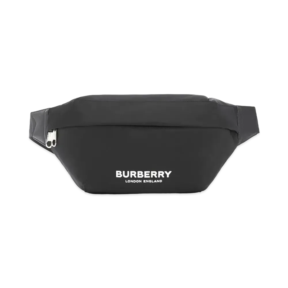 Burberry Logo Print Nylon Sony Bumbag "Black"