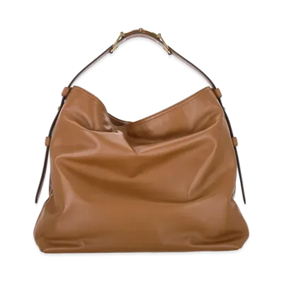 GUCCI Women's Leather Large Gucci Beatrix Shopping Bag "Brown"