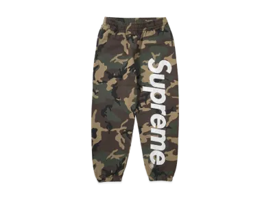 Supreme Satin Applique Sweatpant (26SS) "Woodland Camo"