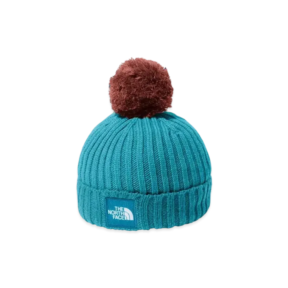 The North Face Kids Pompom Cappuccio "Alkaline Blue"