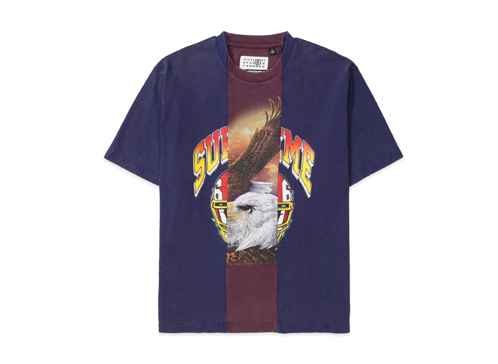 Supreme x MM6 Maison Margiela Split S/S Top "Navy"