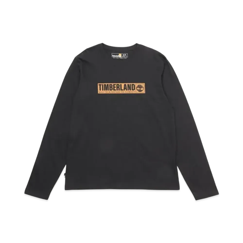 Timberland Men's Long Sleep Holiday Pack Tee "Black"