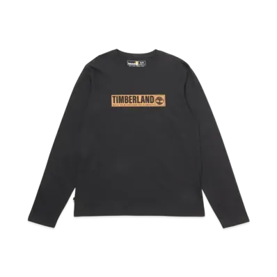 Timberland Men's Long Sleep Holiday Pack Tee "Black"