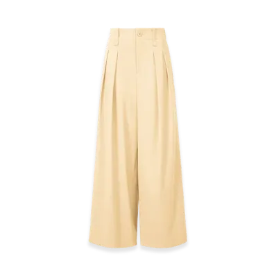 ISSEY MIYAKE Round Pants "AsaWhite"