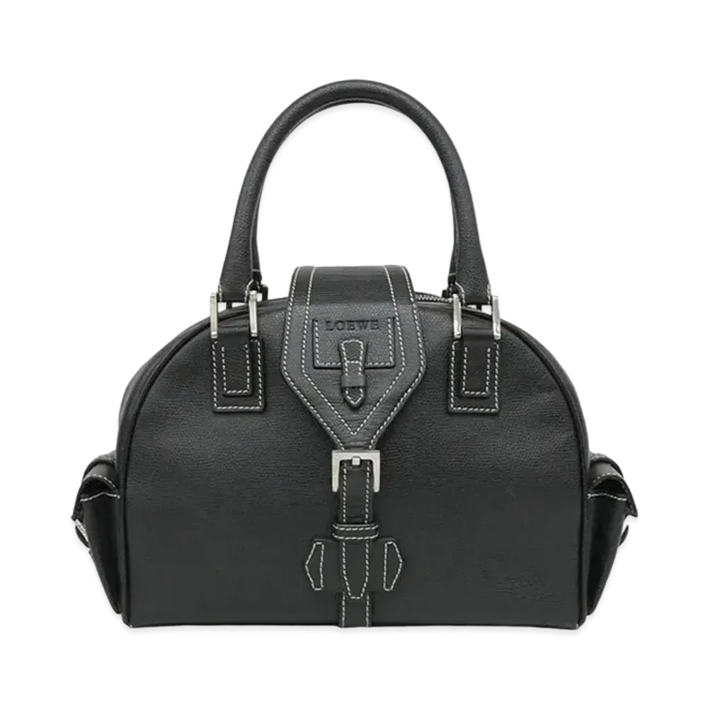 LOEWE Traveler Mini Boston Bag "Black"