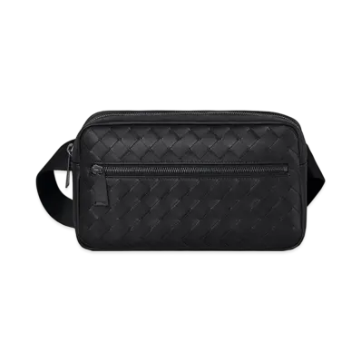 Bottega Veneta Intrecciato Funny Bag "Black"