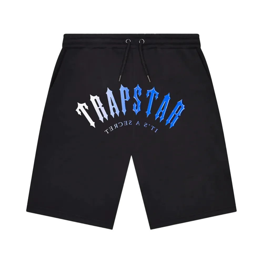 TRAPSTAR Irongate Arch Gel Shorts "Black/Blue"