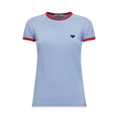 PRADA Women's T-Shirts "Stripped"