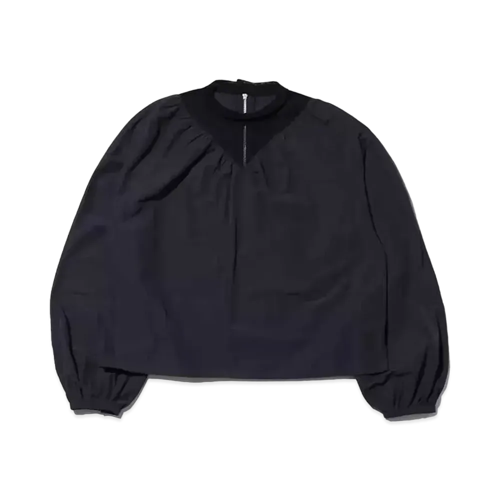 atmos pink Mesh Kirikae Blouse "Navy"