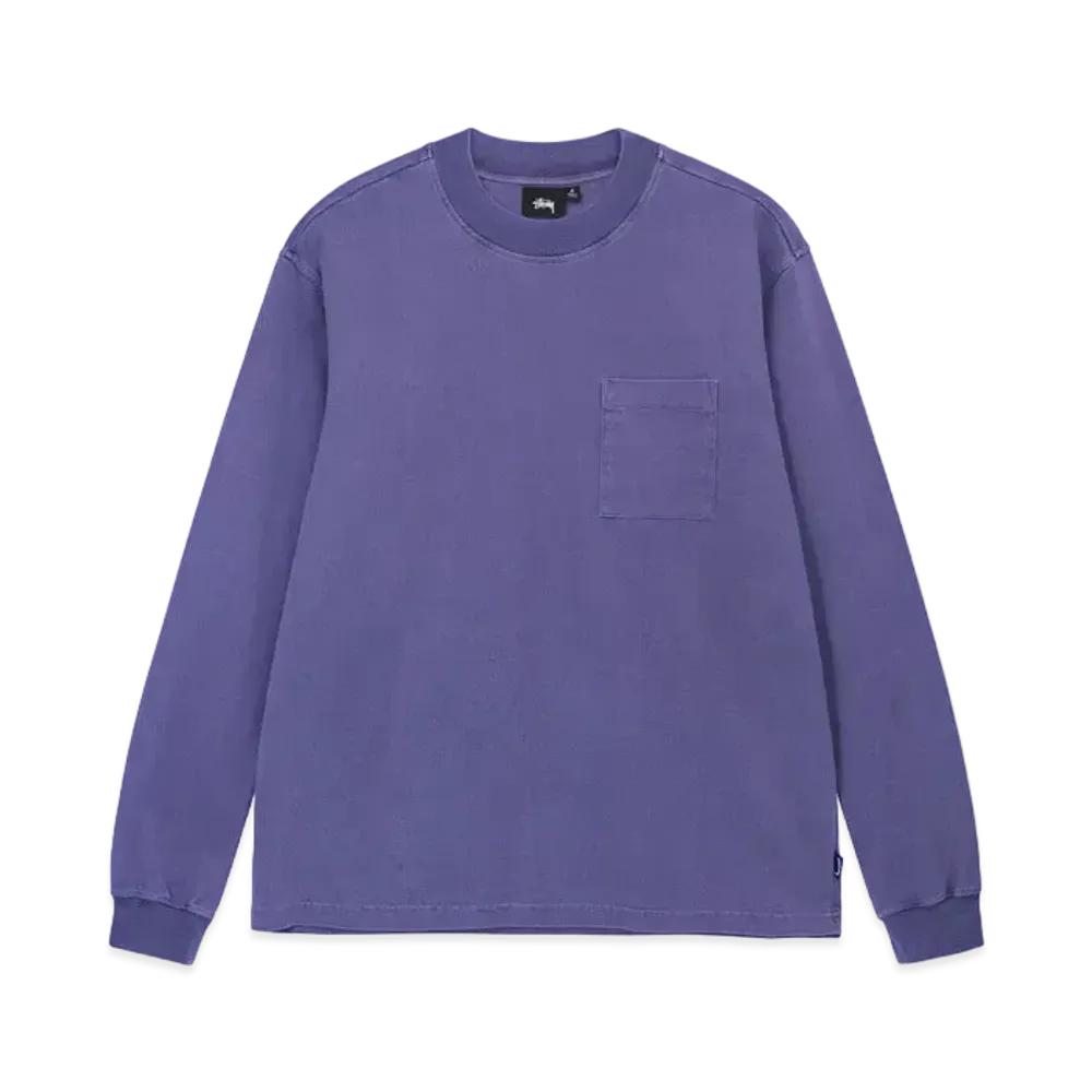 Stussy Pigment Dyed Mock Neck "Purple"