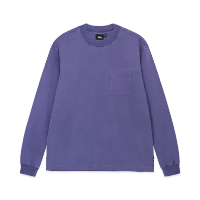 Stussy Pigment Dyed Mock Neck "Purple"