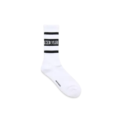 WACKO MARIA Sports Socks "White/Black"