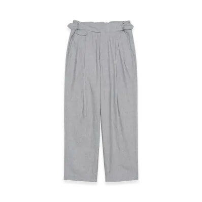 nanamica Cotton Buff Cloth Gurkha Pants "LightGray"