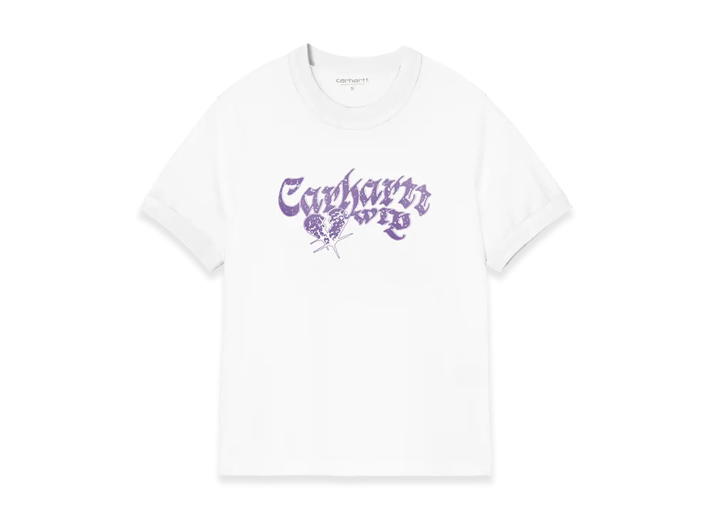 Carhartt WIP Women's S/S Disenchant Ringer T-Shirt "White"