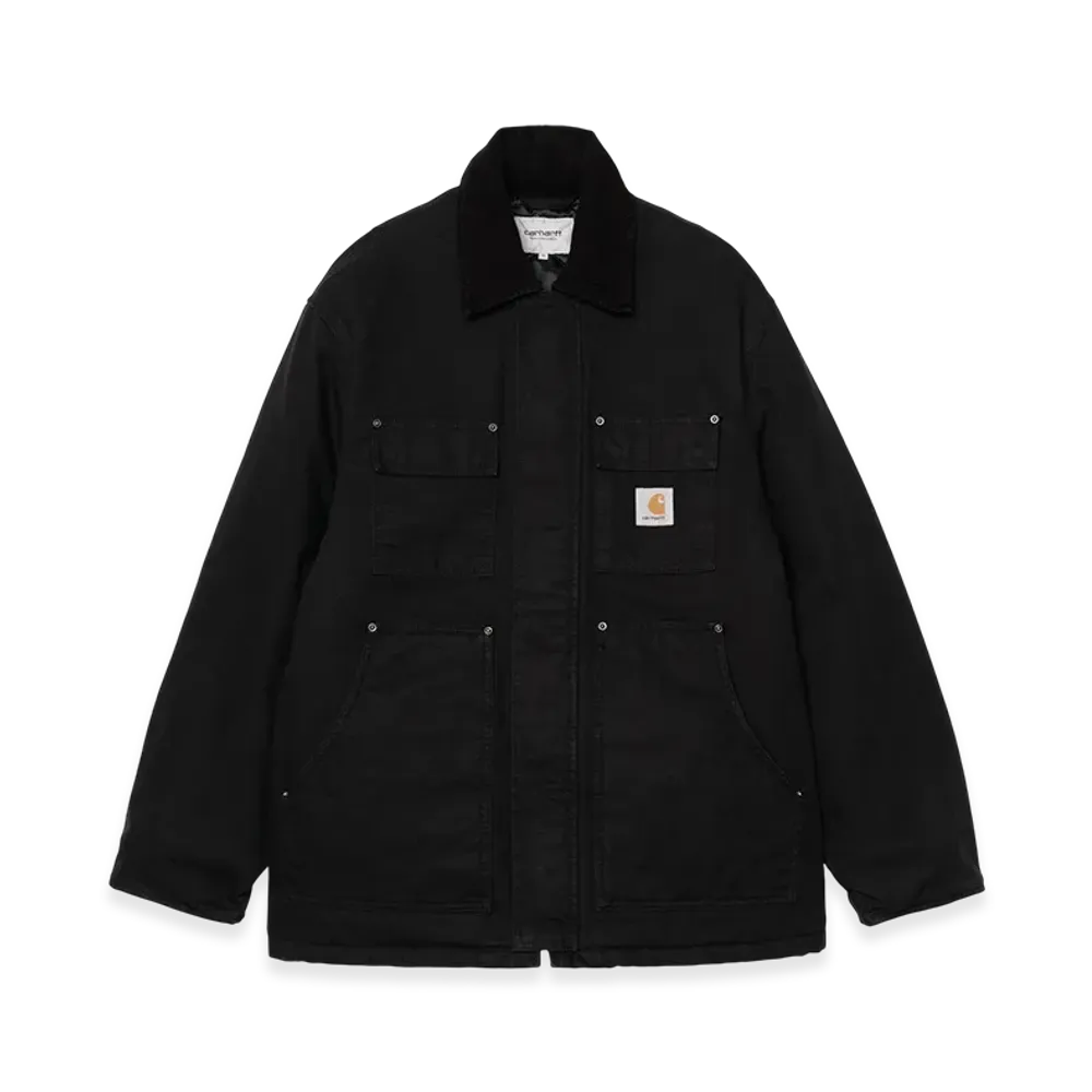 Carhartt WIP Ambel Coat "Black/Black(Stone Washed)"