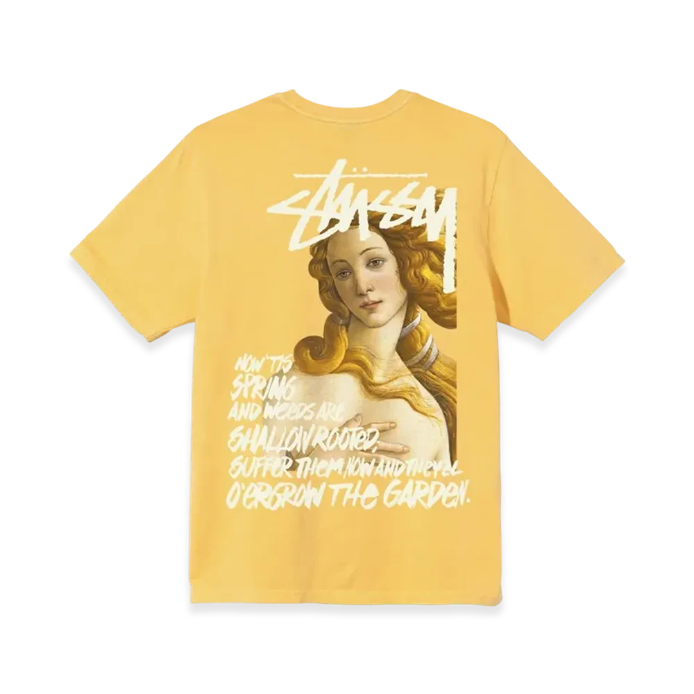 Stussy Spring Weeds Tee "Yellow"