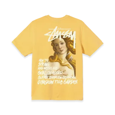 Stussy Spring Weeds Tee "Yellow"