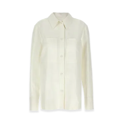 Jil Sander Women's Linen Shirt "White"