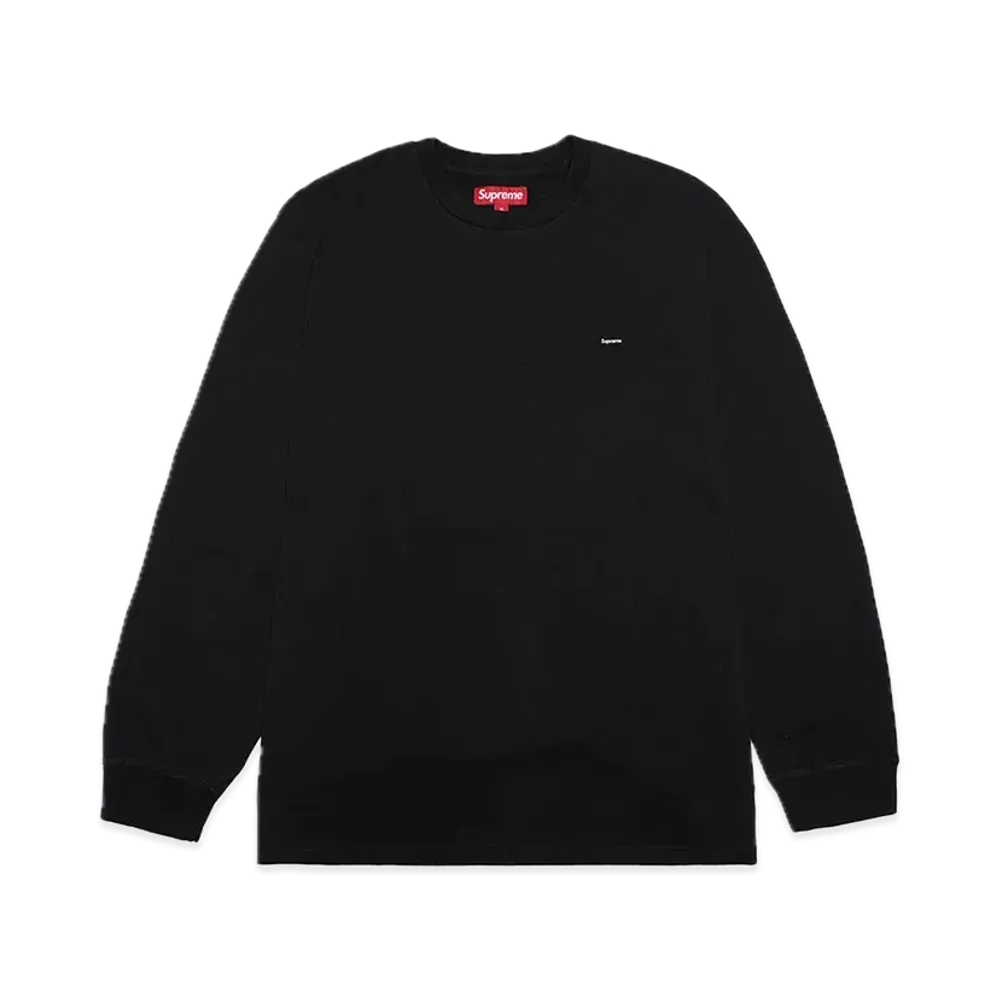 Supreme Small Box L/S Tee "Black"(24SS)