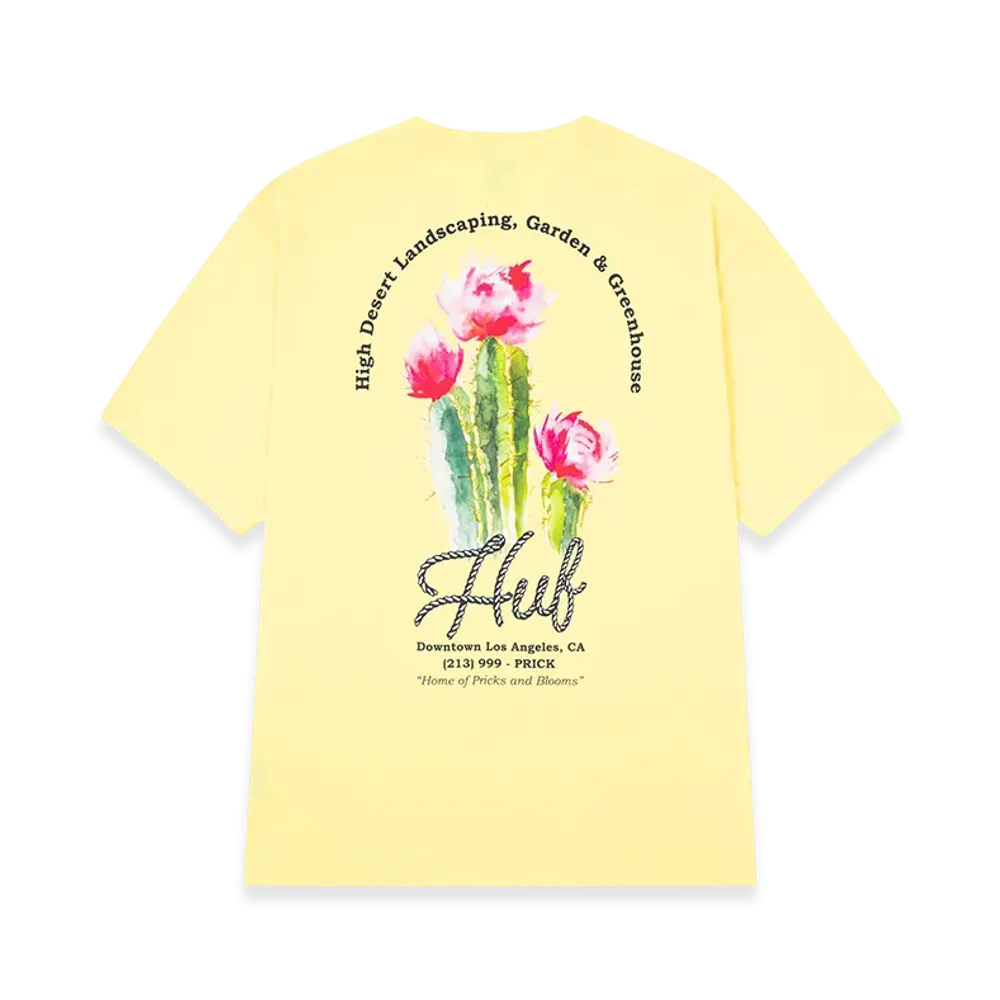 HUF Desert Rose Tee "Light Yellow"