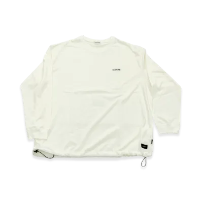 ALOUND Premium Pima Cotton LS Tee "White"