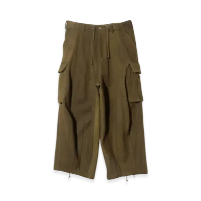 NEEDLES H.D. BDU Pant - Wool Uneven Dye "Khaki"