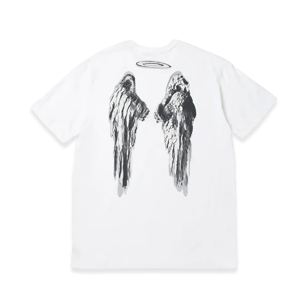 Ground Y x CHAINSAW MAN Collaborate Collection Angel Devil T-Shirt "White"