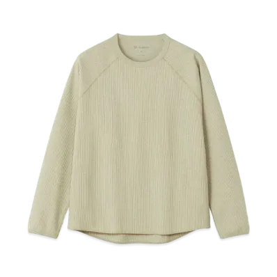 Goldwin Waffle Light Long Sleeve T-shirt (Unisex) "OarkBeige"