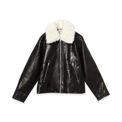 BEAMS FUTURE ARCHIVE Leather Blouson "Black"