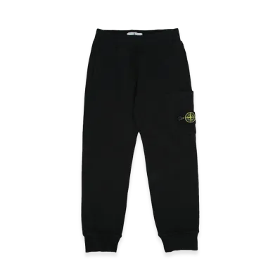 Stone Island Kids Sweat Bottoms "Black"