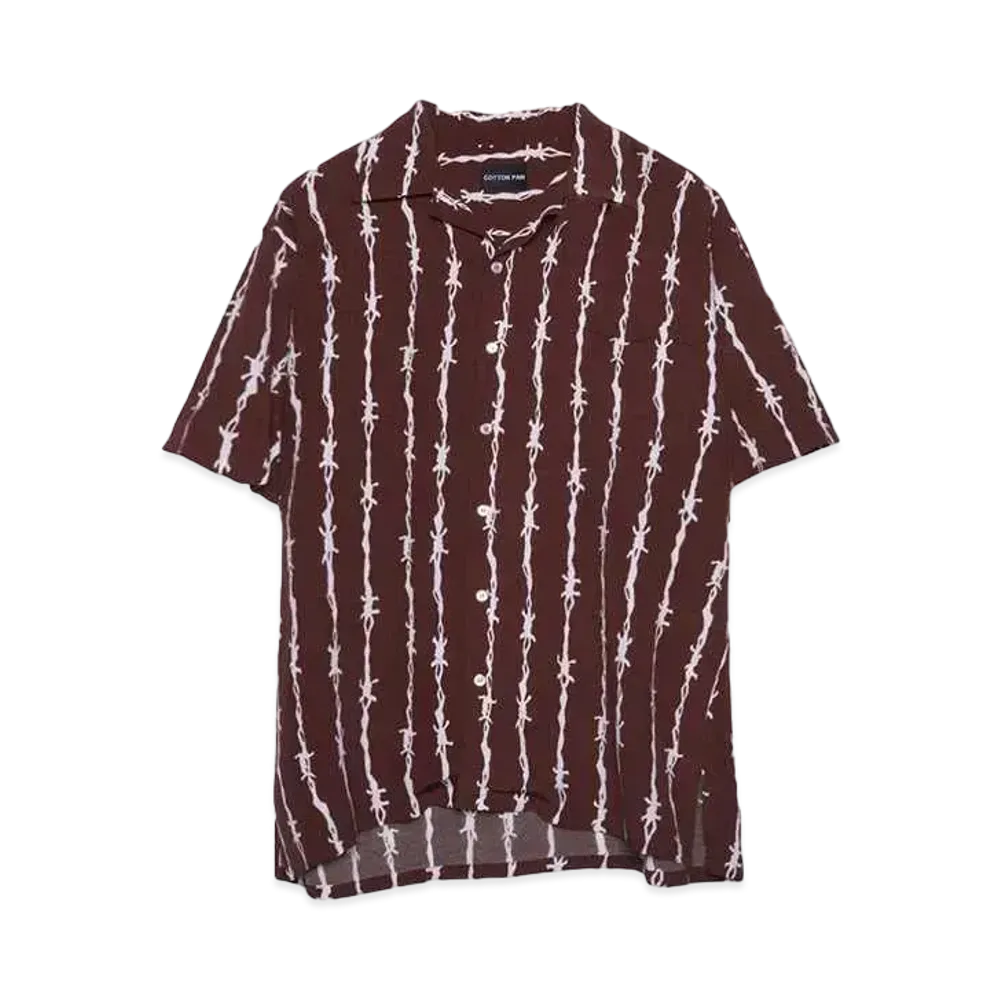 COTTON PAN Chank S/S:Wired "BROWN"