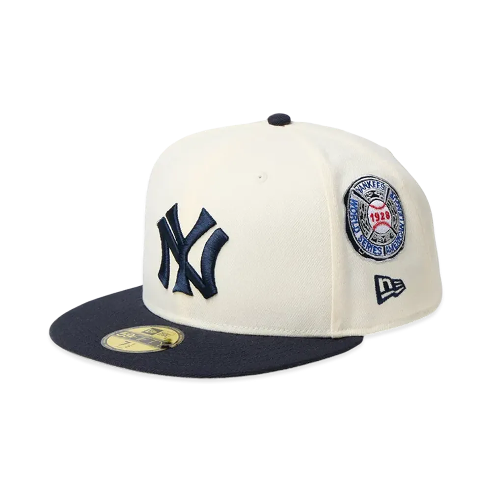 NEW ERA 59Fifty MLB 2-Tone New York Yankees Cooperstown "Wine Cork/Navy"