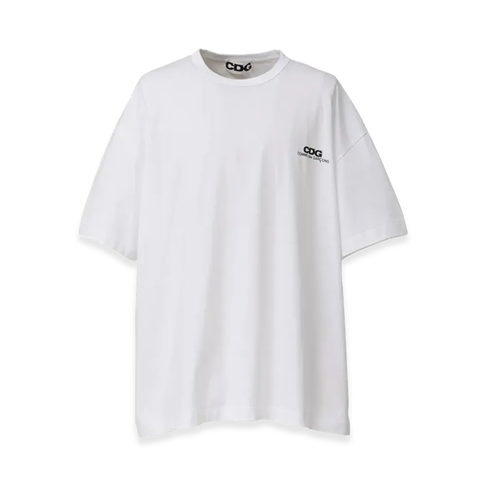 COMME des GARCONS CDG Oversized T-Shirt 1 / Small Logo "White"