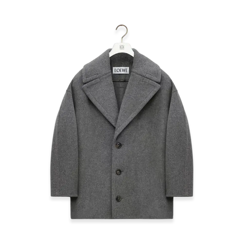LOEWE Short Coat "Grey Melange"