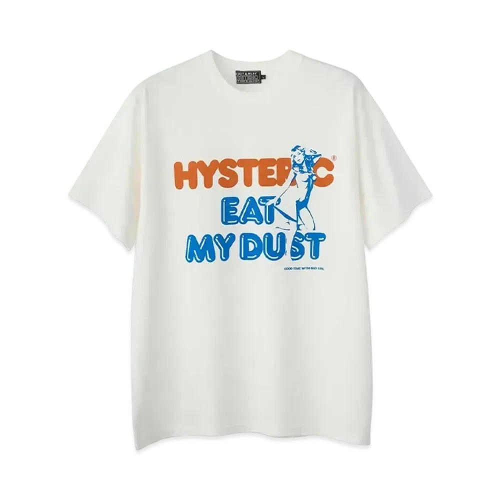 HYSTERIC GLAMOUR Eat My Dust T-Shirt "White"