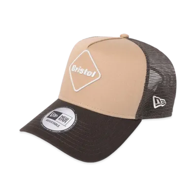 F.C.Real Bristol x New Era 9Forty A-Frame Mesh Cap "Brown"