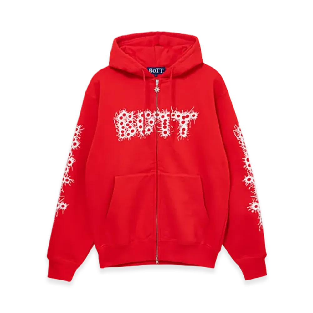 BoTT BANG! Logo Zip Hoodie "Red"