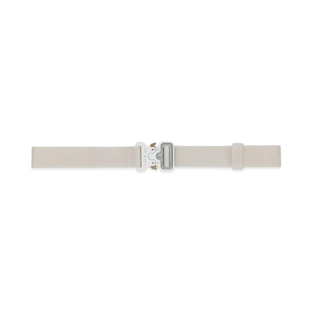 1017 ALYX 9SM Classic Rollercoaster Buckle Belt #1 "White/Natural"